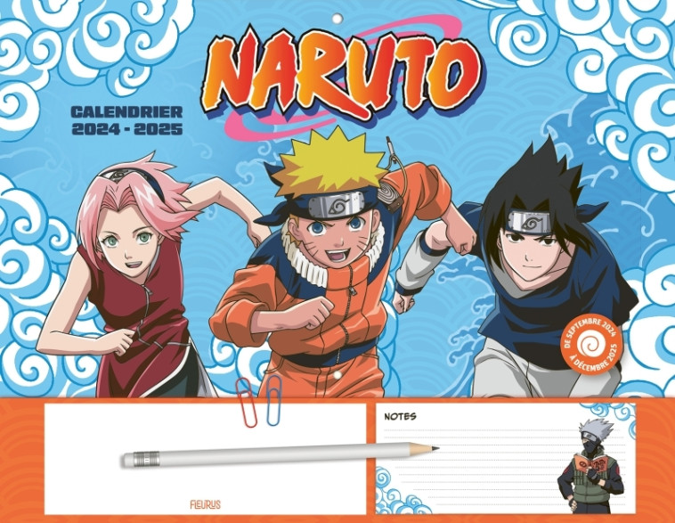 Calendrier 2024-2025 Naruto -  Naruto - FLEURUS