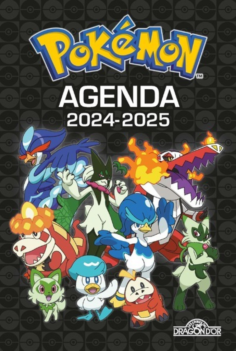 Pokémon - Agenda 2024-2025 - New -  The Pokémon Company - DRAGON D OR