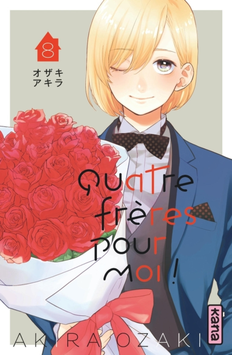 Quatre frères pour moi !  - Tome 8 -  Akira Ozaki - KANA