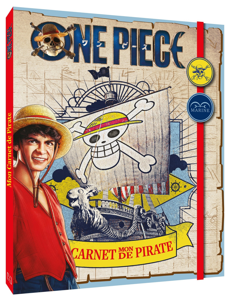 One Piece - Mon carnet de pirate -  Netflix - HACHETTE JEUN.