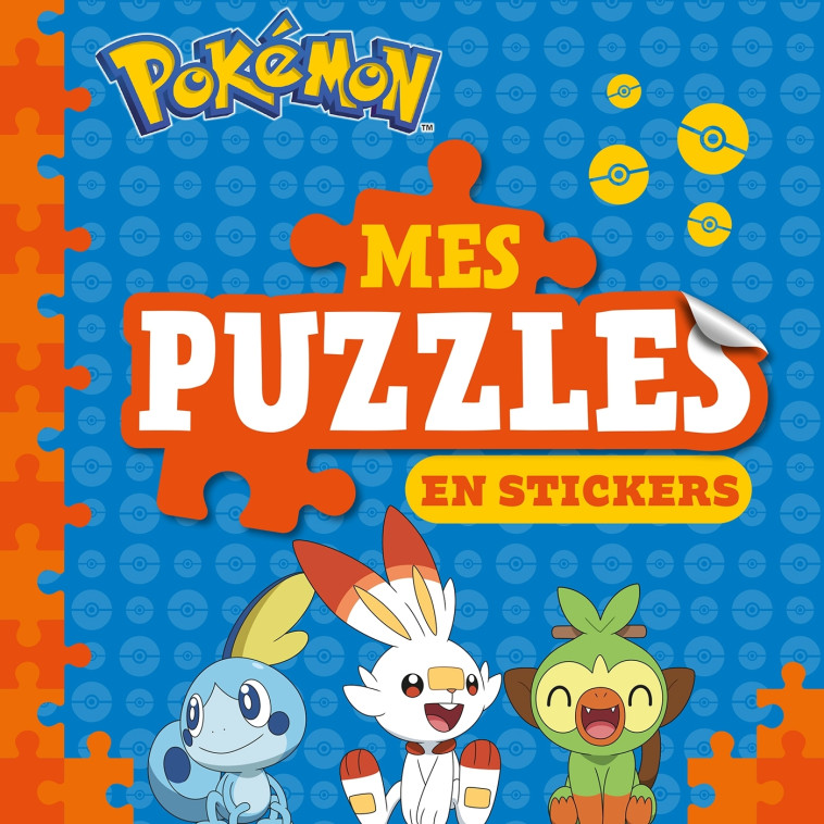 Pokémon - Mes puzzles en stickers - The Pokémon Company - HACHETTE JEUN.