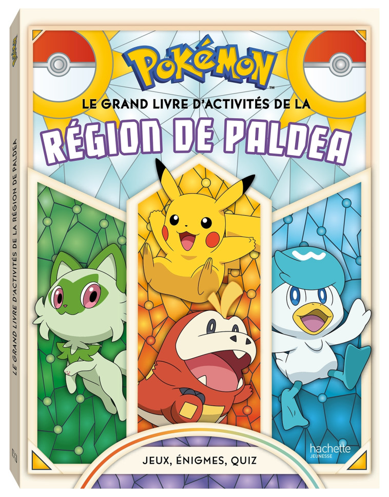 Pokémon - Le grand livre d'activité de la région de Paldea - The Pokémon Company - HACHETTE JEUN.