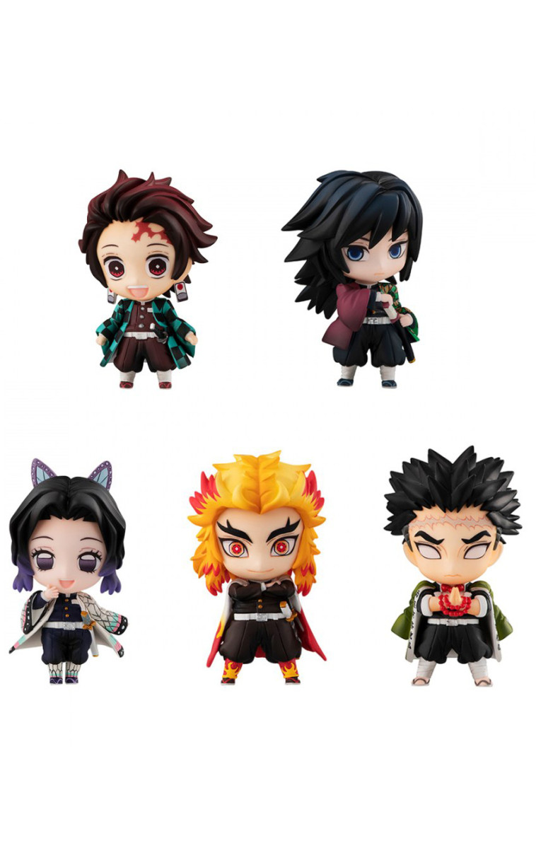 figurine tanjiro and the hashira mascot set A