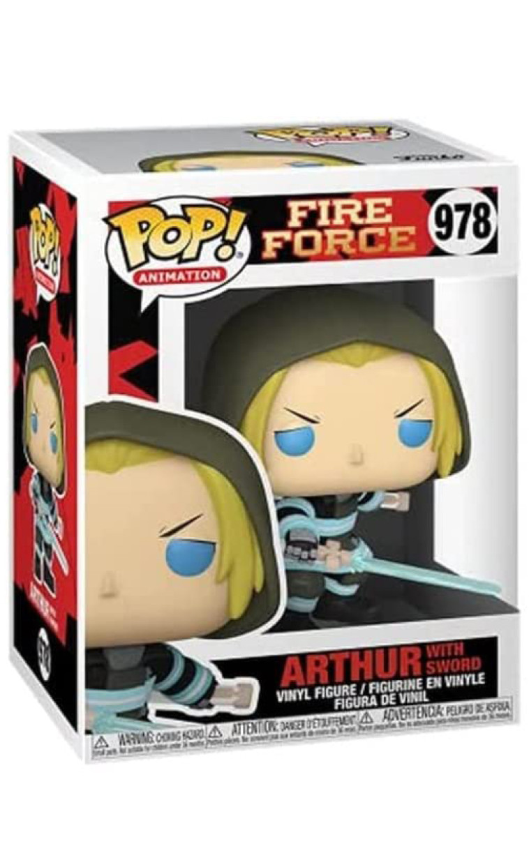 funko pop animation fire force arthur