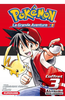 Coffret pokémon la grande aventure (tomes 1-2-3 + guide pokémon)