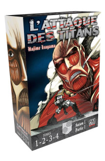 L'attaque des titans coffret t01 à t04