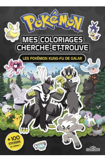 Mes coloriages cherche-et-trouve  -  pokemon  -  les pokemon kung-fu de galar