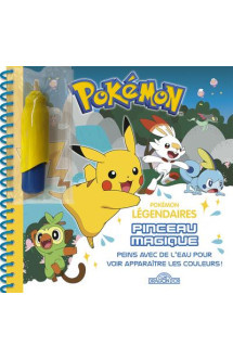 Pokemon : legendaires  -  peins avec de l'eau pour voir apparaitre les couleurs !