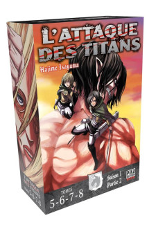 L'attaque des titans : coffret integrale vol.2 : t.4 a t.8