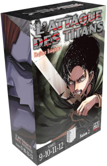 L'attaque des titans : coffret integrale vol.3 : t.9 a t.12