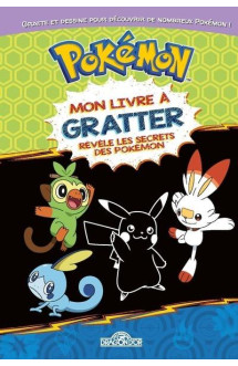 Pokemon : mon livre a gratter : revele les secrets des pokemon