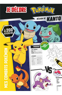 Pokemon : je decore : les combats pokemon  -  region de kanto