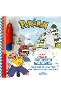 Pokemon : pinceau magique : sacha et pikachu