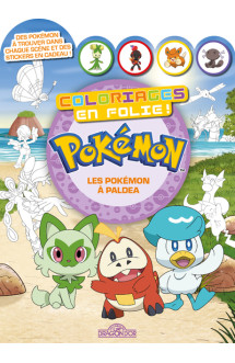 Pokémon - coloriages en folie ! - les pokémon de paldea