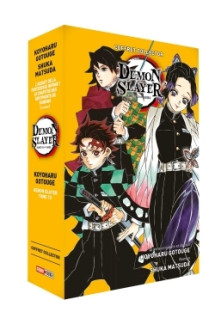 Coffret demon slayer t15 + roman jeunesse t06