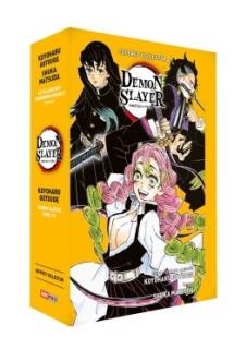 Coffret demon slayer t12 + roman jeunesse t05