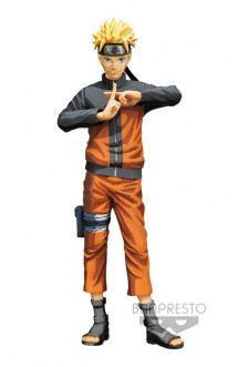 Naruto shippuden - uzumaki naruto - figurine grandista nero