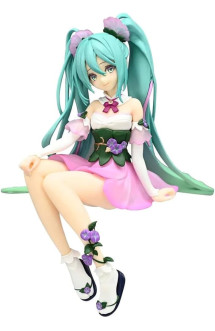 Hatsune miku - statuette noodle stopper flower fairy morning glory pink color ver. 14 cm