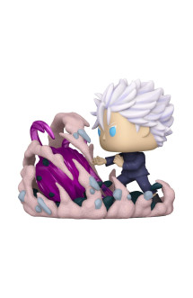 Jujutsu kaisen - figurine pop! deluxe gojo (ht:purple) 9 cm