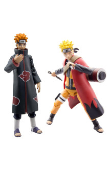 Pack sage mode naruto vs pain 2 figurines 10 cm naruto 25th anniversary