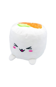 Fun food - peluche plushi uramaki sushi with saumon 20 cm