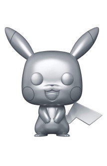 Pokémon - figurine pop! pikachu silver edition