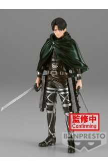 Attack on titan the final season - figurine levi ackerman 10th anniversary ver.