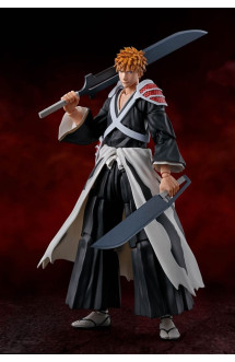 Bleach : thousand-year blood war - figurine s.h. figuarts ichigo kurosaki dual zangetsu 16 cm