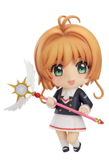 Cardcaptor sakura : clear card - figurine nendoroid sakura kinomoto: tomoeda junior high uniform ver. (re-run) 10 cm