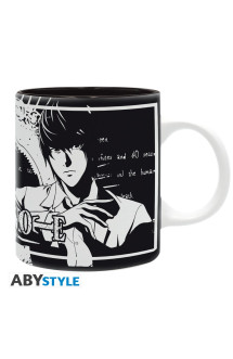 Death note mug light vs l