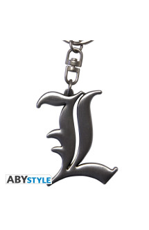 Death note - porte-clés 3d l symbole