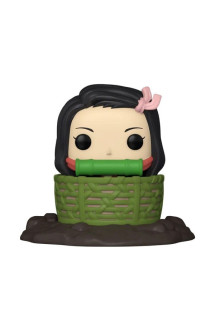 Demon slayer: kimetsu no yaiba - figurine pop! deluxe nezuko kamado in basket exclusive edition 9 cm