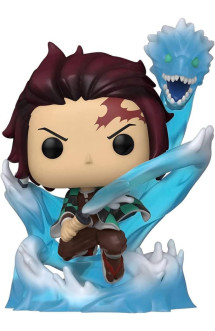 Demon slayer: kimetsu no yaiba - figurines pop! tanjro w/ dragon(gw/trl) 9 cm