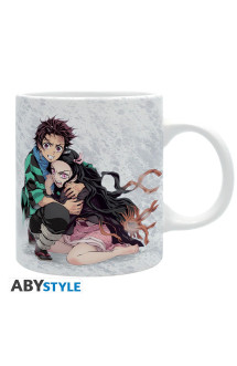 Demon slayer - tanjiro & nezuko - mug 320ml