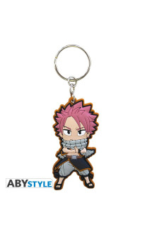 Fairy tail - porte-clés pvc natsu