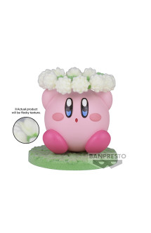 Kirby - figurine kirby fluffy puffy mine play in the flower ver.b