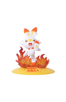 Figurine pokémon flambino (scorbunny) - funism prime