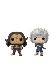 Naruto shippuden - pack 2 figurines pop! hashirama & tobirama 9 cm