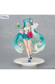 Hatsune miku - statuette hatsune miku sweetsweets series melon soda float 18 cm