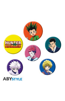 Hunter x hunter - pack de badges - personnages