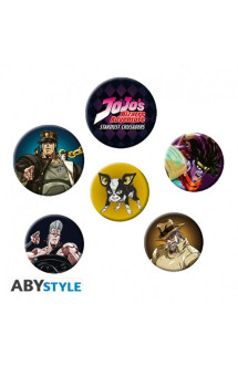 Jojo's bizarre adventure - pack de badges - personnages