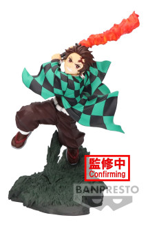 Figurine demon slayer kimetsu no yaiba - tanjiro combination battle 9cm