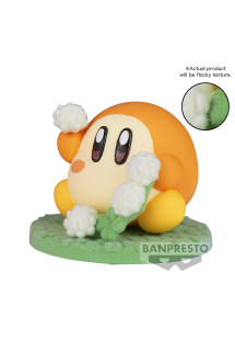 Kirby - figurine waddle dee fluffy puffy mine play in the flower