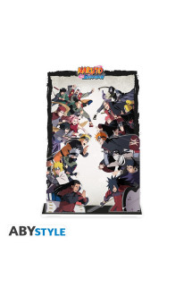 Naruto shippuden acryl® diorama combat de groupe