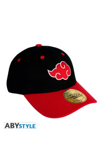 Naruto shippuden - casquette - noir & rouge - akatsuki