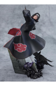 Naruto shippuden figuarts zero extra battle itachi uchiha the light & dark of the mangekyo sharingan bandai