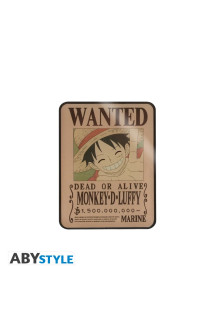 One piece - aimant premium - wanted luffy