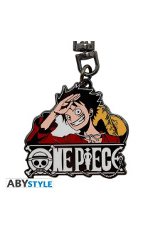 One piece - porte-cles metal - luffy new world