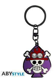 One piece - porte-cles metal - skull ace