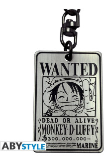 One piece - porte-clés wanted luffy